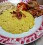 Langkah Mudah untuk Membuat Resep  Nasi Kuning Pulen Simpel yang Enak, Lezat