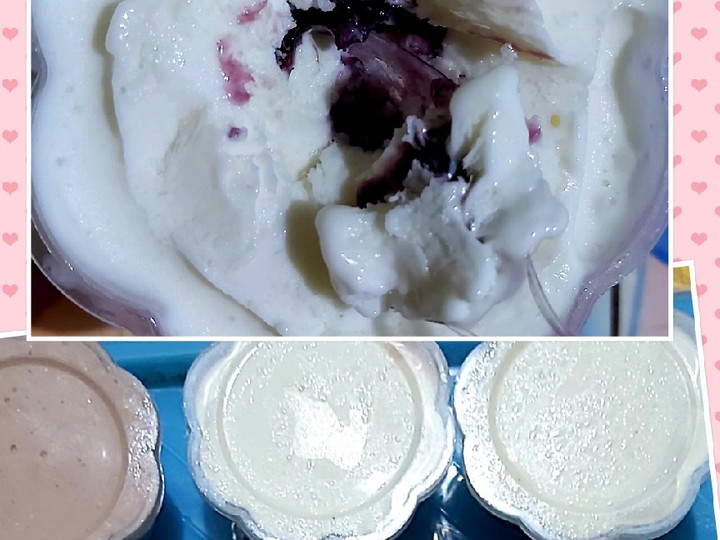 Yuk intip, Resep buat Ice cream vanila blueberry, milo choco ball  sempurna