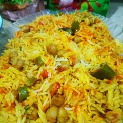 A picture of Channa Biryani.