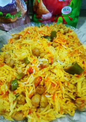A picture of Channa Biryani.