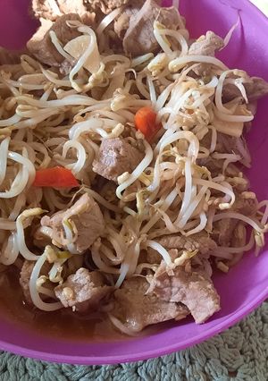 Foto resep Tumis kecambah sapi NO MSG