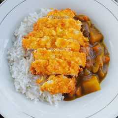 รูปของ Chicken Katsu Curry Rice (simple anak kos) instagram : @spicecraft02