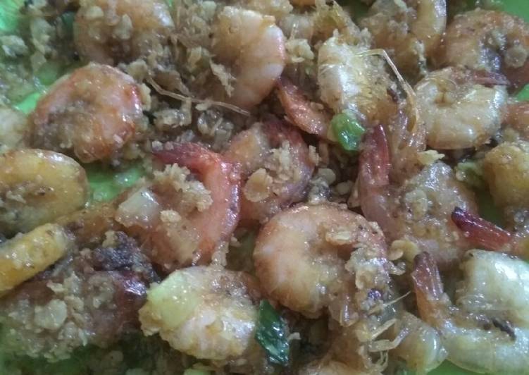 Udang oatmeal