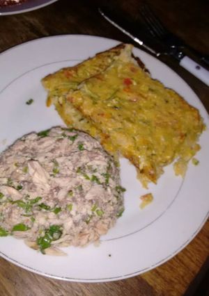 Una foto de Tortilla de verduras horneada