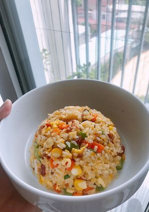 Hình của món Cơm chiên dương châu.