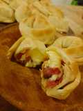Empanadas de jamón crudo y ciruelas