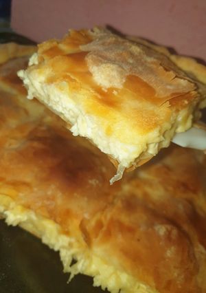 Φωτογραφία της συνταγής Τυρόπιτα με σπιτικό φύλλο 🙋🏼♀️