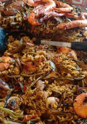 Una foto de Paella. ॐ