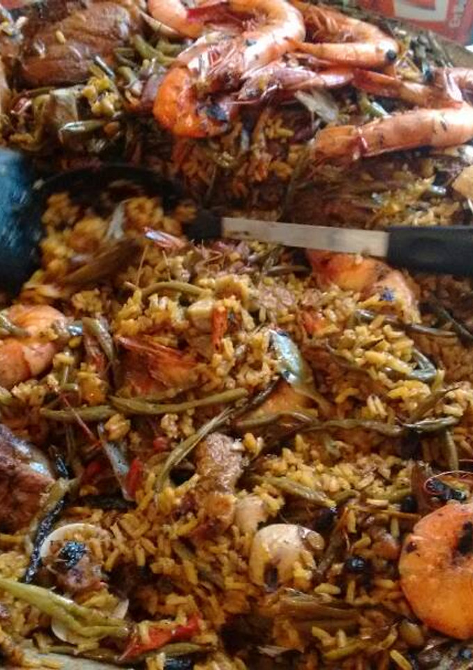 Una foto de Paella. ॐ