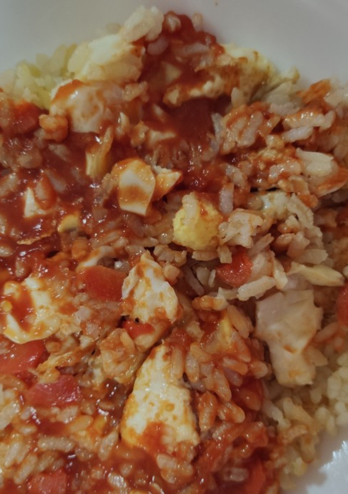 Una foto de Arroz a la cubana