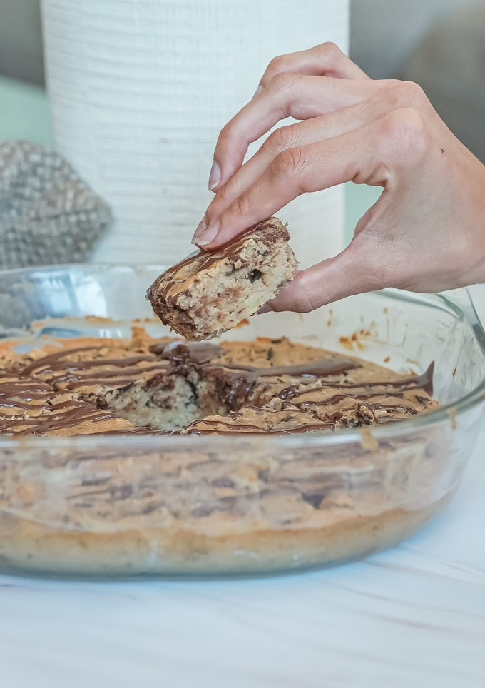 Una foto de Banana Bread 1 recipiente sin huevo