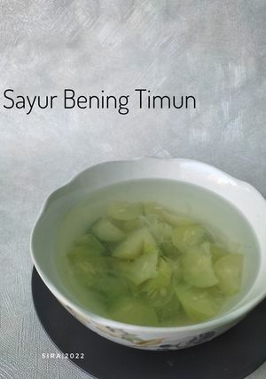 Foto resep Sayur Bening Timun