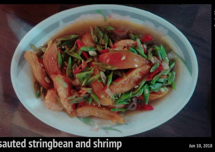 Langkah Mudah untuk meracik Tumis Buncis dan Udang #MasakCepat, Bikin Ngiler