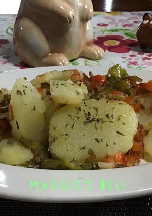 Una foto de Papas a lo pobre