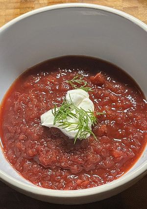 A picture of Borscht.
