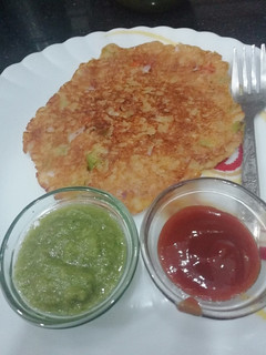 A picture of Bread Uttapam.