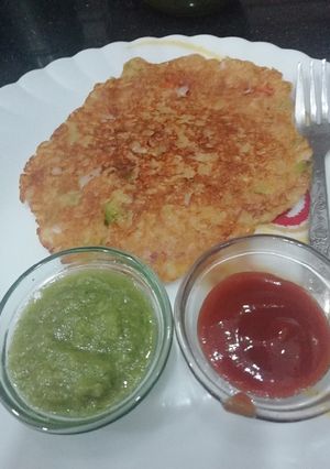 A picture of Bread Uttapam.