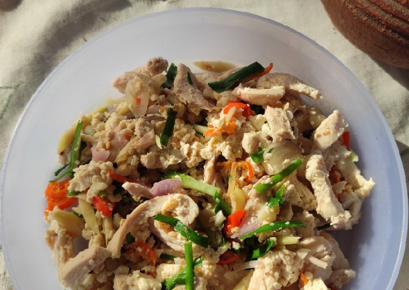 Ayam Rebus Sambal Matah