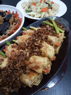 蔬食捲 的食譜成品照片