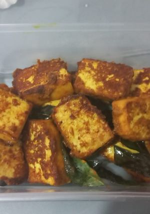 A picture of Crispy masala tofu.