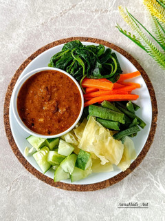 Foto resep Salad Sayur Bumbu Kacang