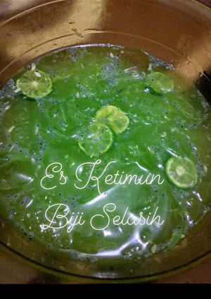 Foto resep Es ketimun biji selasih