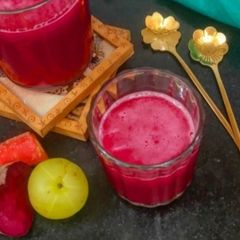 A picture of Beetroot Carrot Immunity Booster Drink.