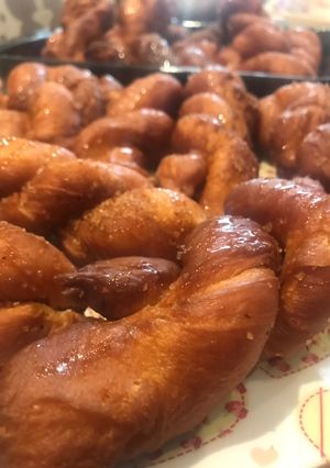 صورة لوصفة #حلويات _نادين الدونات الكورية.. كواباجي اللذيذة 😋