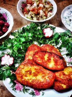 عکسی از دستور کوکو سیب زمینی (غذای ساده)