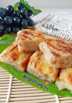 Foto resep 759. Wingko Pisang Tabur Keju Panggang - No Oven