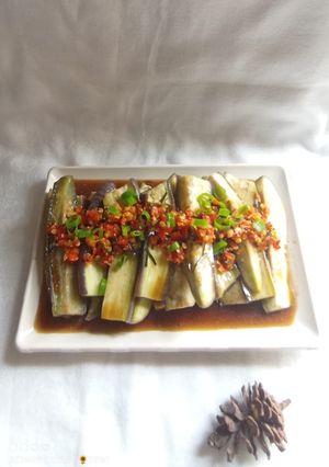 Foto resep #944 Terong Kukus Cabai Bawang Siram Saus