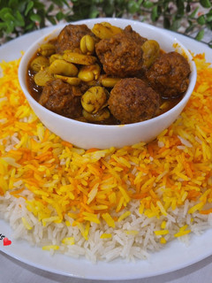عکسی از دستور خورشت شوید باقالی با گوشت قلقلی 😋