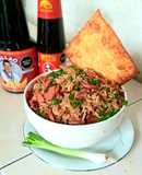 CHAUFA DE SALCHICHA DE POLLO 🐔