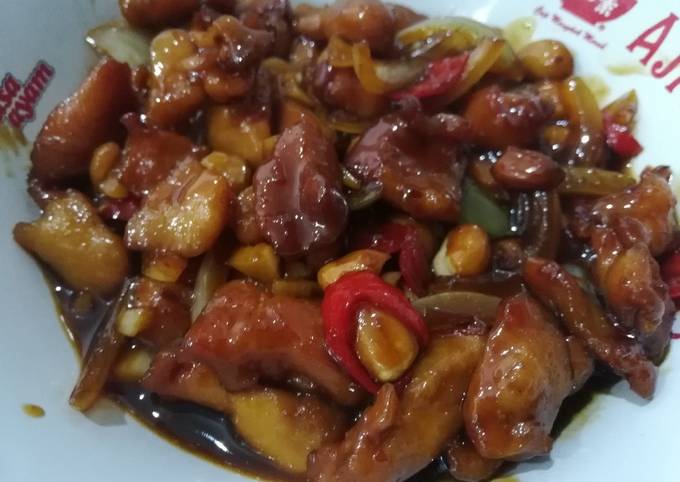 Bagaimana Membuat Kung Pao Chicken (Ayam Kungpao), Bikin Ngiler