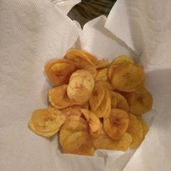 A picture of Fried Plantain Chips (homemade).