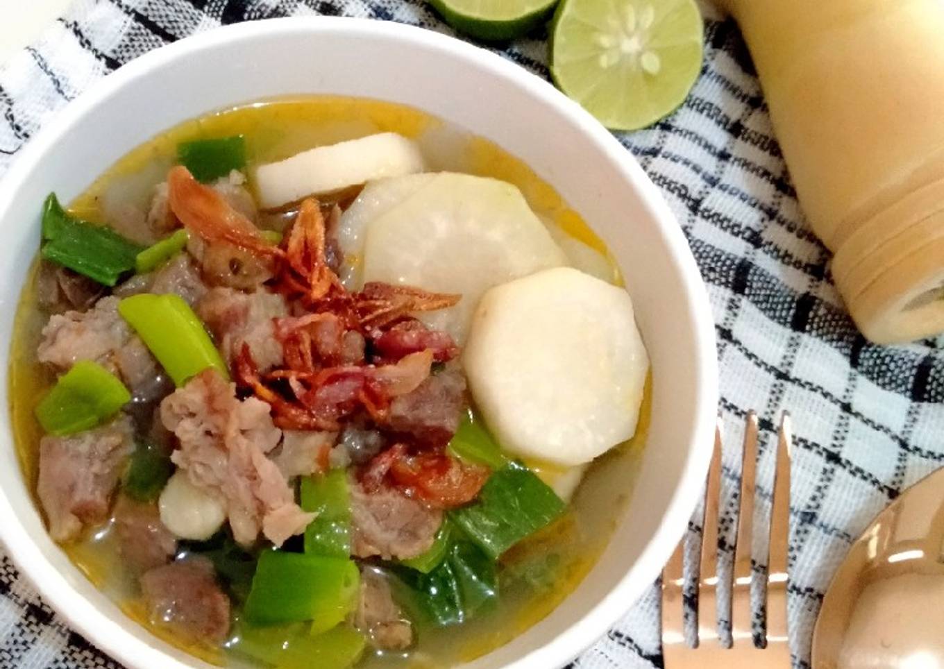 Soto bandung (tanpa kedelai)