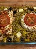 Rick’s Käse im Ofen (Schafkäse/ Camembert)