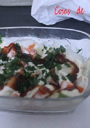 Foto principal de Patatas cocidas con surimi y mayonesa