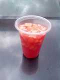 Tisana de frutas con hielo para la sed