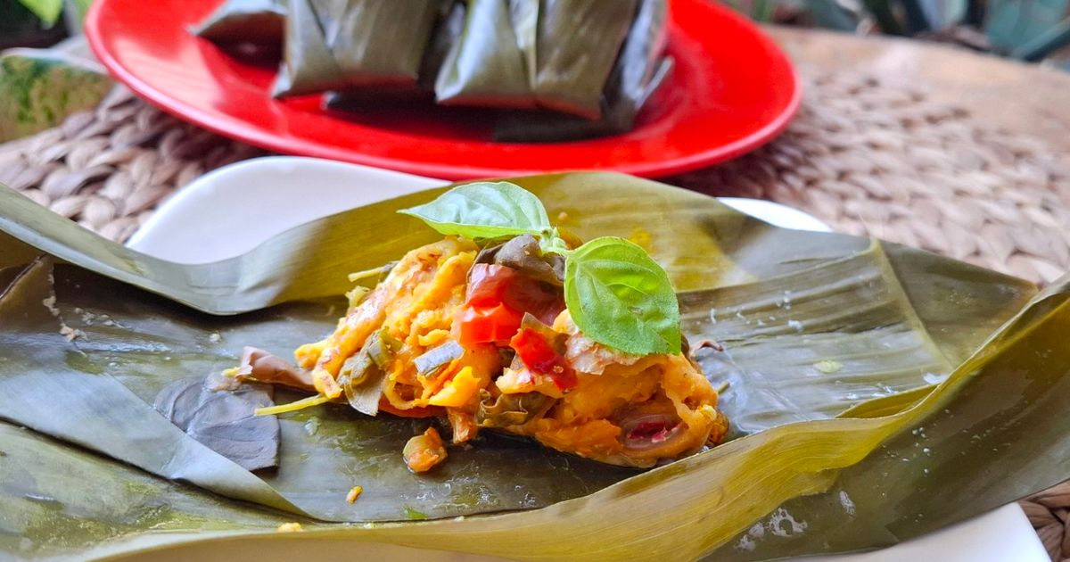Pepes Tetelan Ikan Kakap