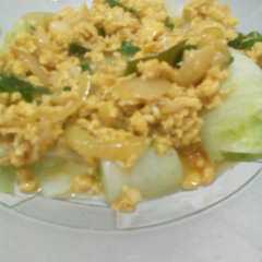 Sawi rebus siram telur (sehat + enak) রেসিপির প্রধান ছবি