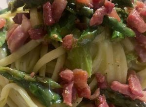 Foto di Linguine Asparagi e Pancetta