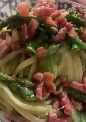 Foto di Linguine Asparagi e Pancetta