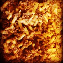 A picture of Cheeseburger Mac N Cheese.