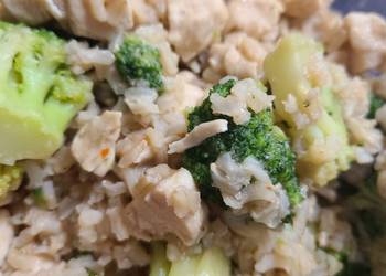 Popular Recipe Oyster Sauce Chicken Brown Rice and Broccoli Delicious and Healthy