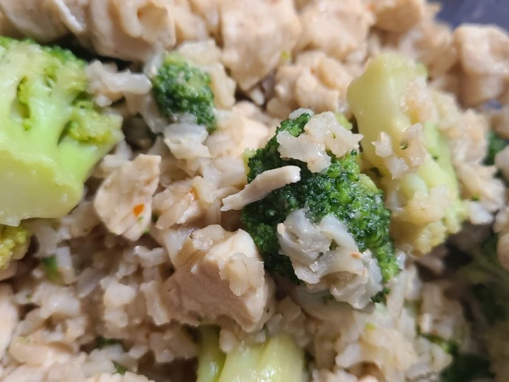 Easy Way Prepare Recipe Oyster Sauce Chicken, Brown Rice, and Broccoli that is Perfect, Delicious}