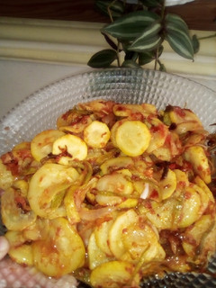 عکسی از دستور خوراک کدو سبز رژیمی