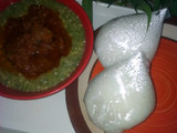 Tuwan shinkafa da miyar danyan kubewa