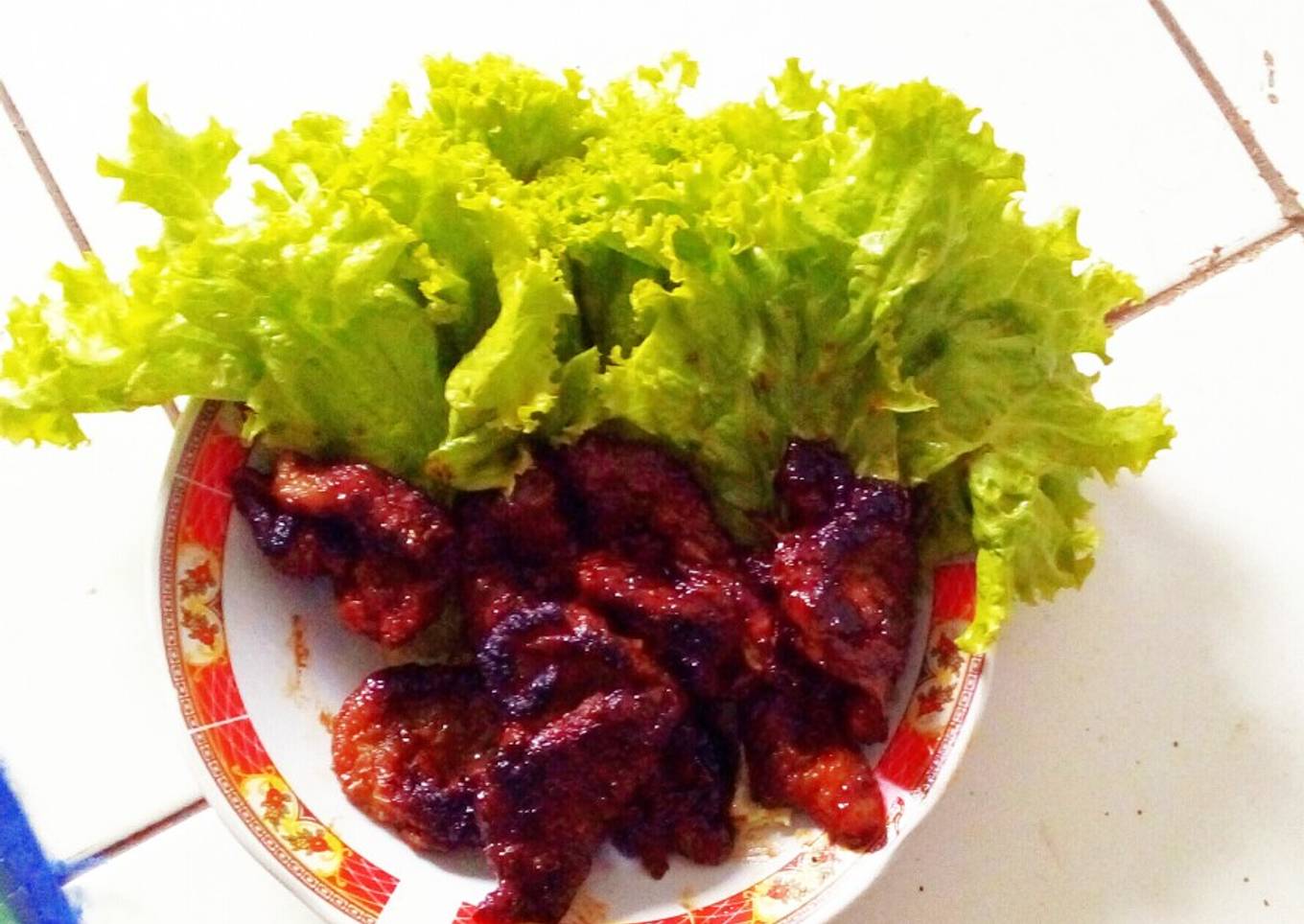 Korean spicy chiken skin