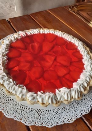 Una foto de 🍓Tarta de frutilla🍓